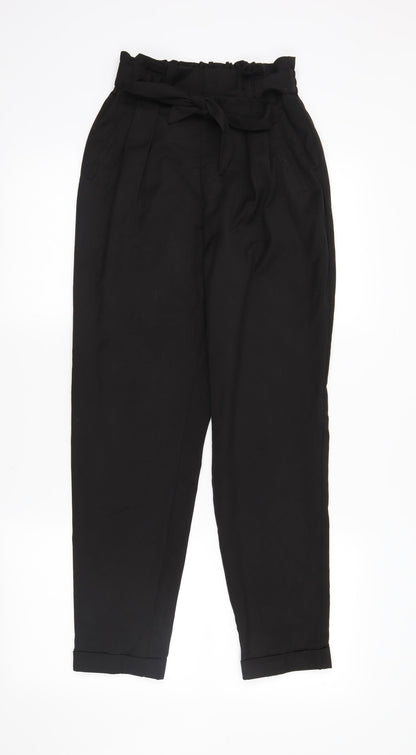 Primark Womens Black   Trousers  Size 6 L26 in