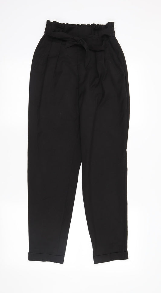 Primark Womens Black   Trousers  Size 6 L26 in
