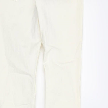 &Denim Womens Ivory  Denim Skinny Jeans Size 30 in L30 in