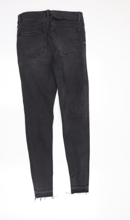 Womens UK Size 8 DenimCo Regular Fit Skinny Black Jeans