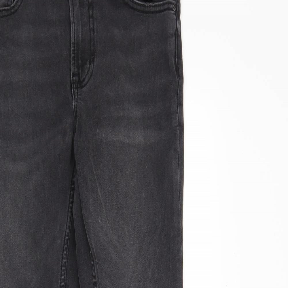 Womens UK Size 8 DenimCo Regular Fit Skinny Black Jeans