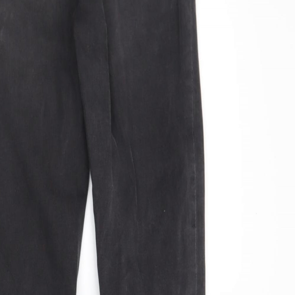 Womens UK Size 8 DenimCo Regular Fit Skinny Black Jeans
