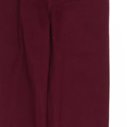 ESMARA Womens Red  Denim Jegging Jeans Size 14 L29 in