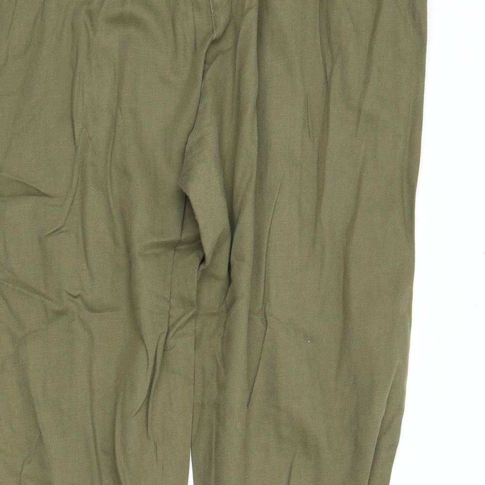 Womens UK Size 18 NEXT Regular Fit Chino Green Trousers