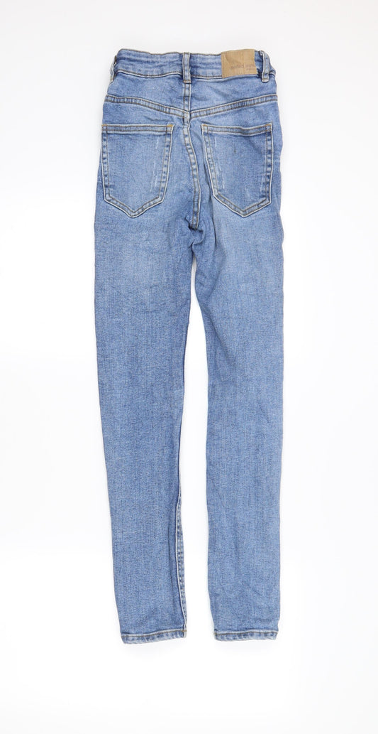 Perfect Jeans Womens Blue  Denim Skinny Jeans Size XS L27 in