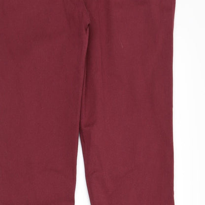 PEP&Co Womens Red  Denim Skinny Jeans Size 12 L27 in