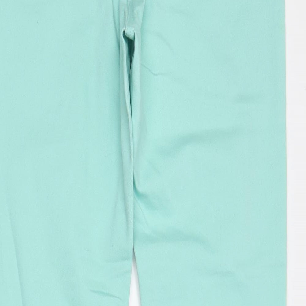 CC Womens Green  Denim Straight Jeans Size 16 L28 in