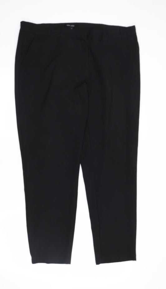 newlook Womens Black   Trousers  Size 16 L20 in