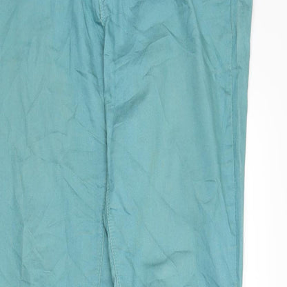 Womens UK Size 12 DenimCo Regular Fit Skinny Green Jeans