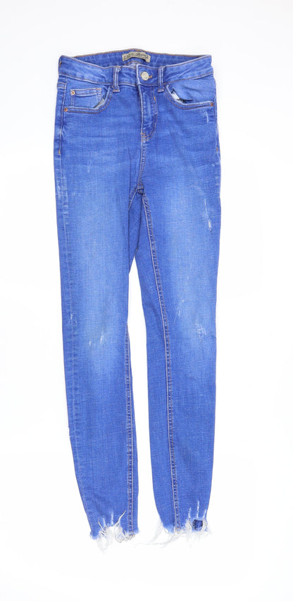 Womens UK Size 8 DenimCo Regular Fit Skinny Blue Jeans