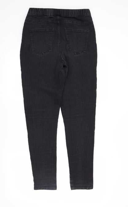 ESMARA Womens Black  Denim Jegging Jeans Size 14 L29 in