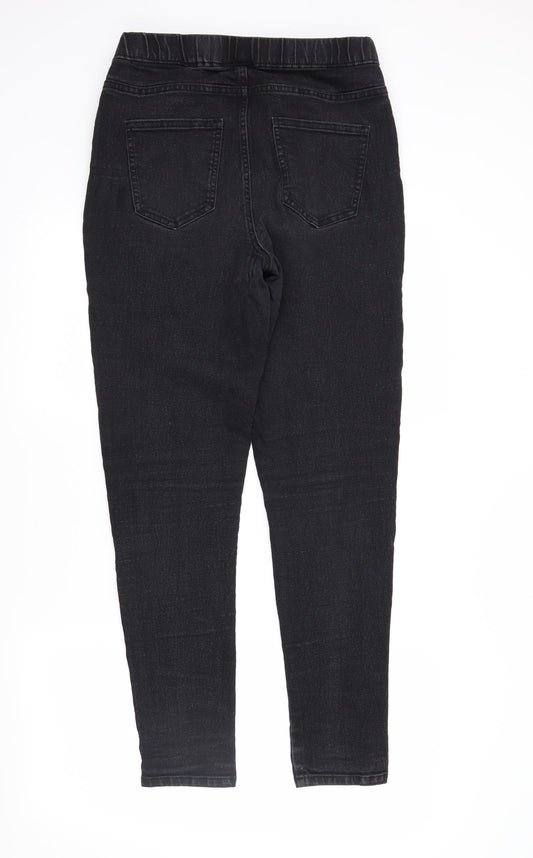 ESMARA Womens Black  Denim Jegging Jeans Size 14 L29 in