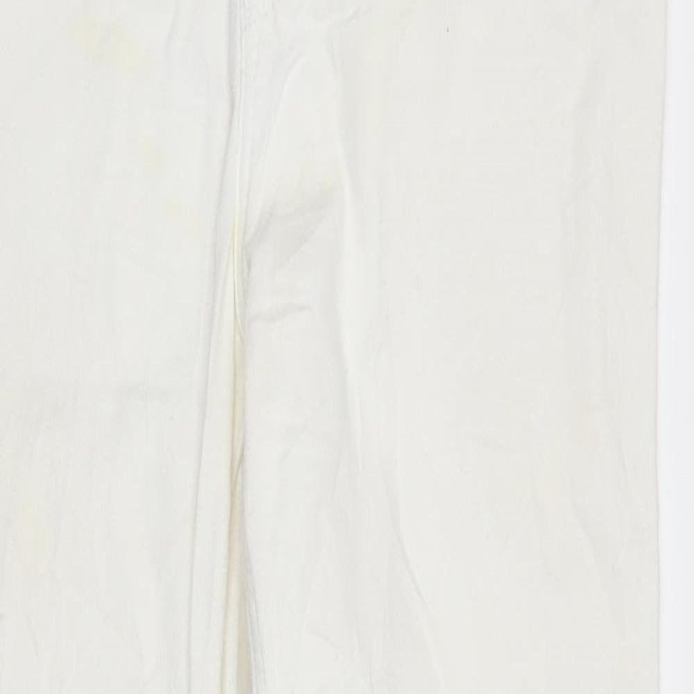 Lee Womens White  Denim Skinny Jeans Size 30 in L31 in