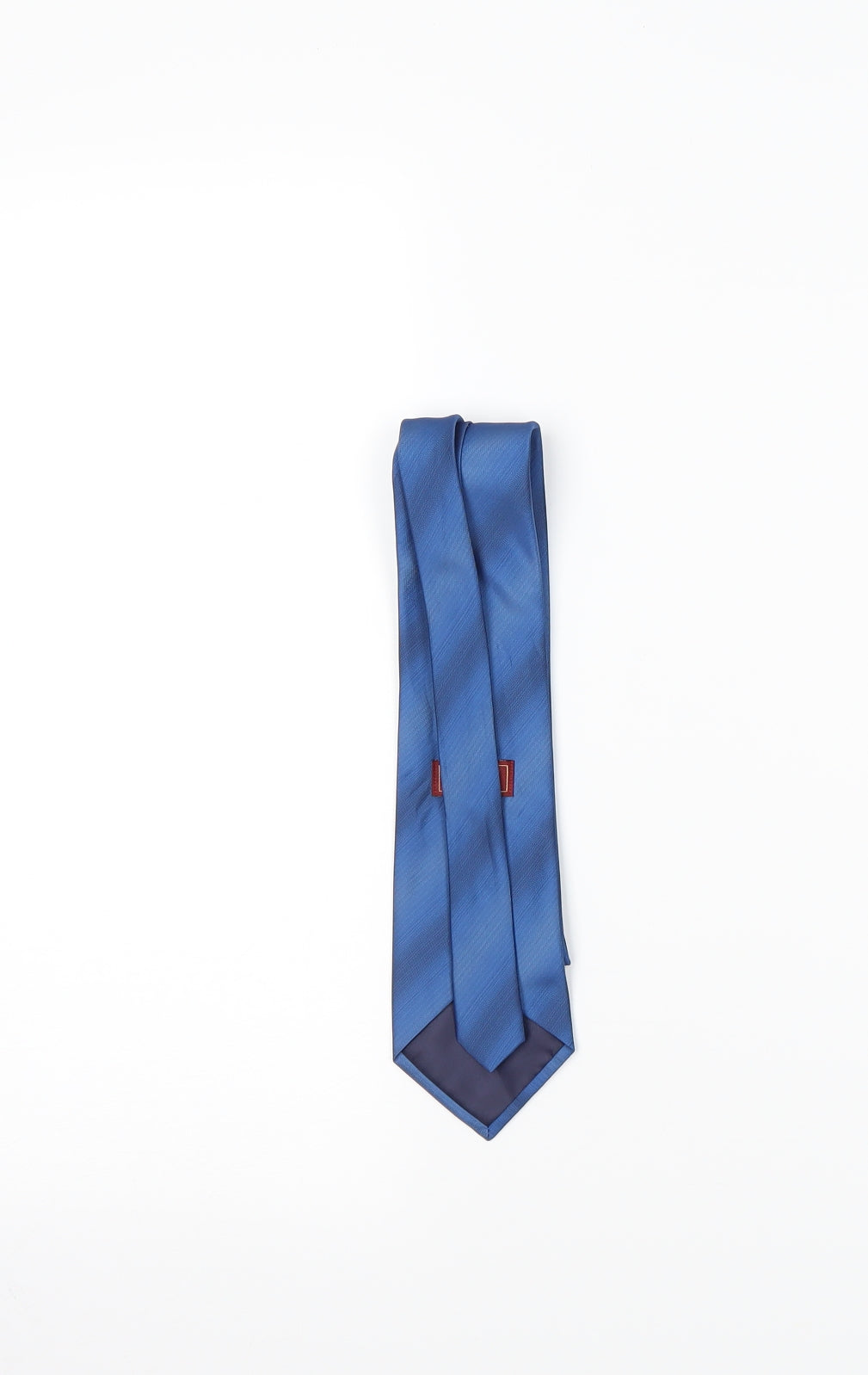 Mens Burton Blue Striped  Pointed Tie