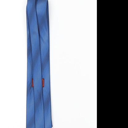 Mens Burton Blue Striped  Pointed Tie