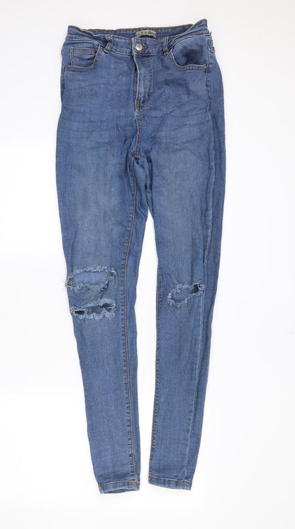 Womens UK Size 14 DenimCo Regular Fit Skinny Blue Jeans