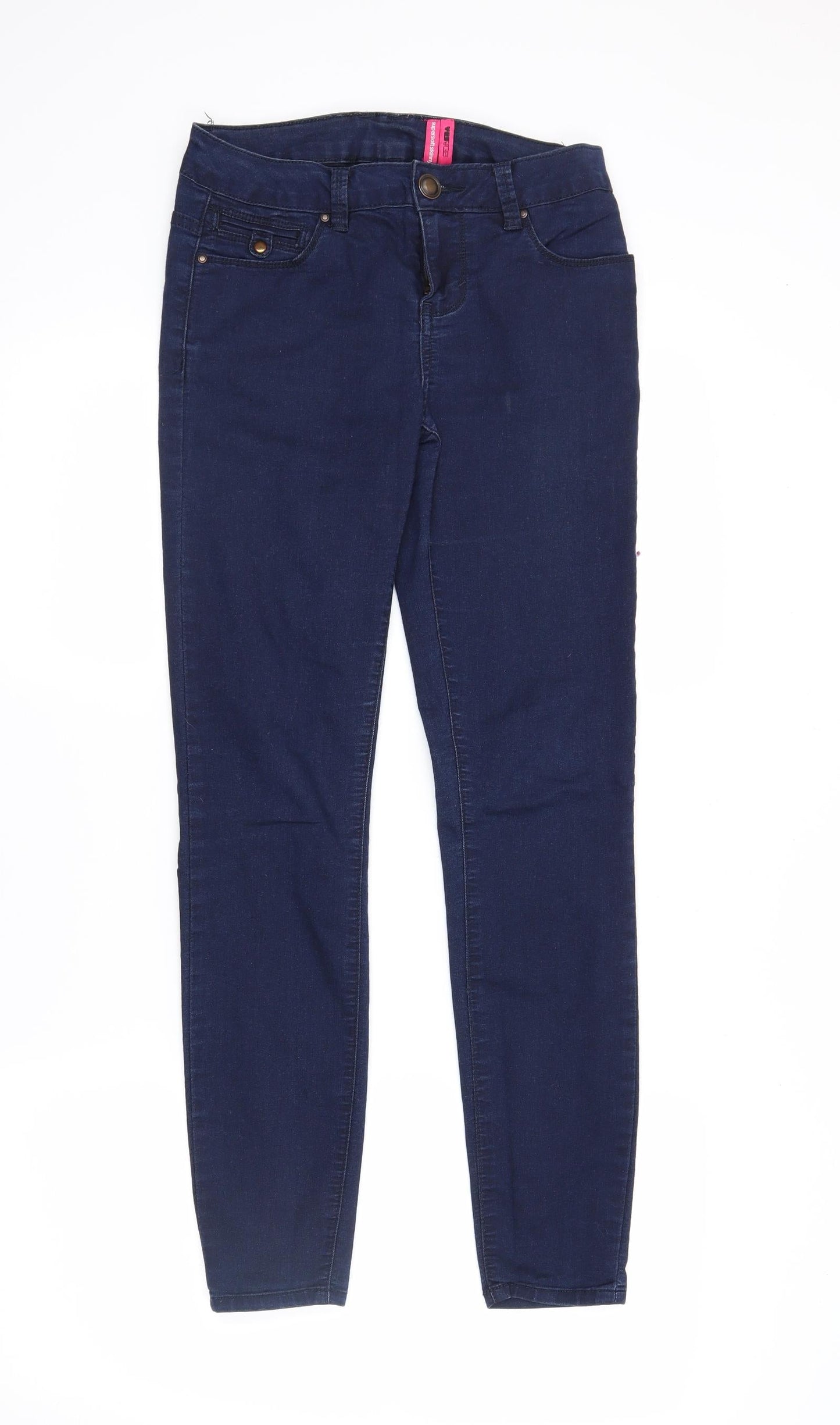 Womens UK Size 8 yesyes Regular Fit Skinny Blue Jeans