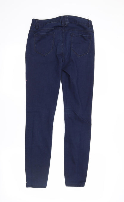 Womens UK Size 8 yesyes Regular Fit Skinny Blue Jeans