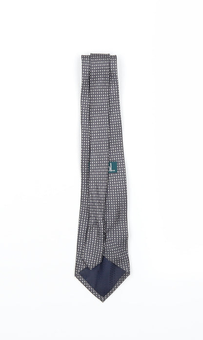 protocol Mens Grey Grenadine  Pointed Tie One Size
