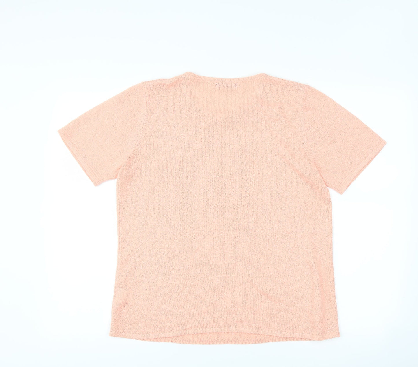 Womens UK Size S BM collection Pink Basic T-Shirt