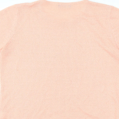 Womens UK Size S BM collection Pink Basic T-Shirt