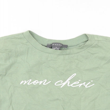 Primark Womens Green   Cropped T-Shirt Size S  - Mon Cheri