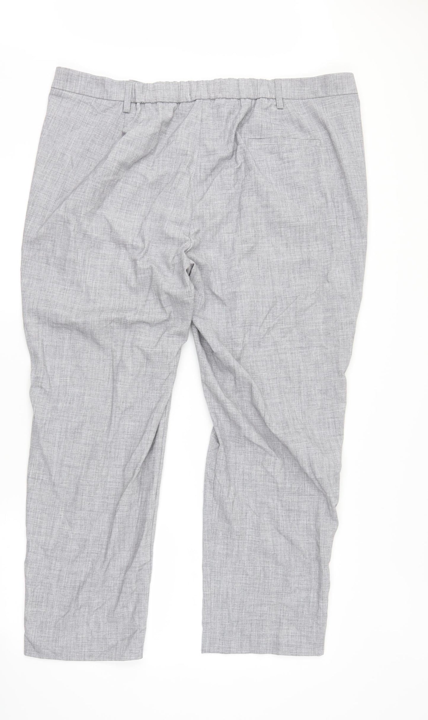 Marks and Spencer Womens Grey   Trousers  Size 22 L28 in