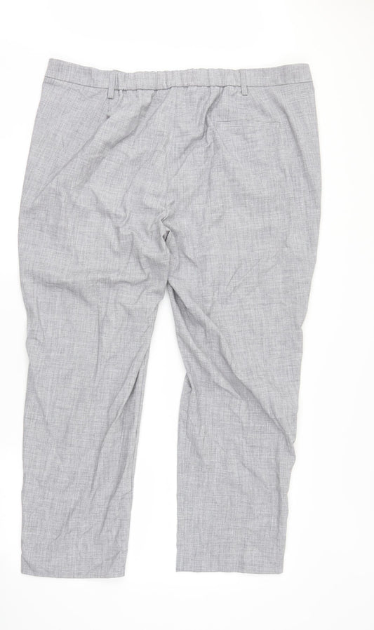 Marks and Spencer Womens Grey   Trousers  Size 22 L28 in