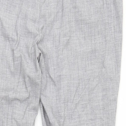 Marks and Spencer Womens Grey   Trousers  Size 22 L28 in