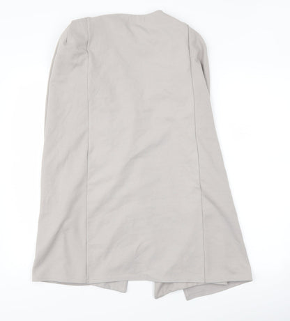 Boohoo Womens Grey   Jacket Coatigan Size 12