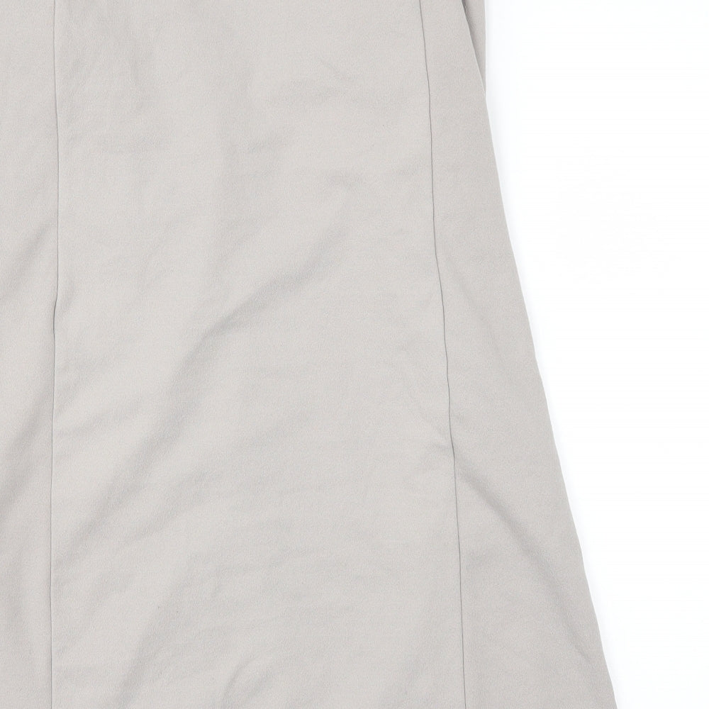 Boohoo Womens Grey   Jacket Coatigan Size 12