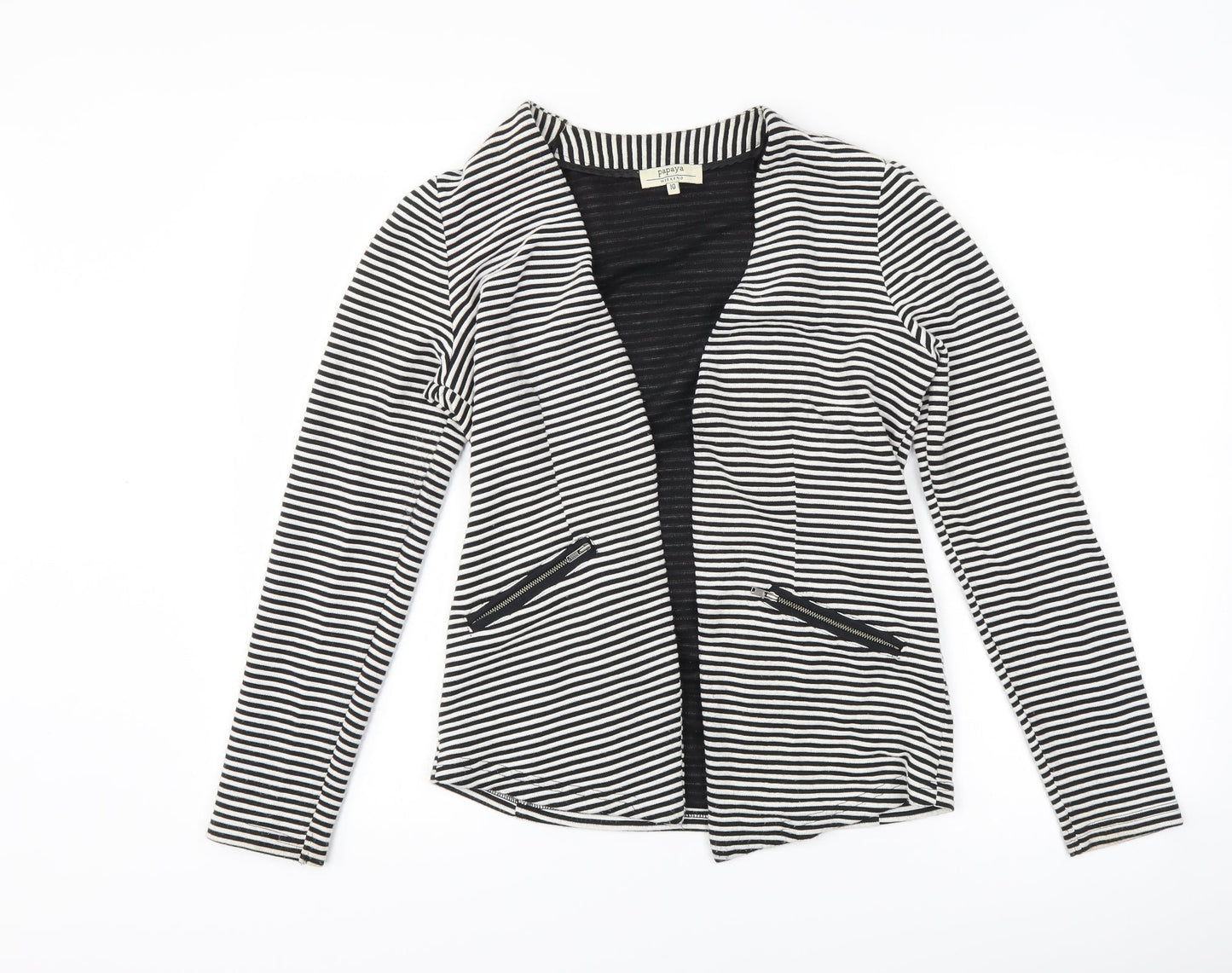Womens UK Size 10 Papaya Black Jacket
