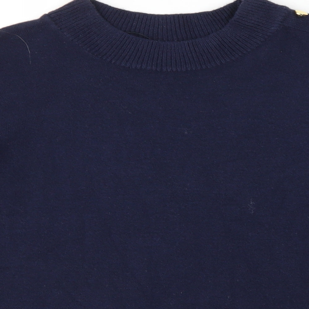 Per Una Womens Blue   Pullover Jumper Size 14