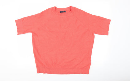Womens UK Size 18 Marks and Spencer Pink Basic T-Shirt
