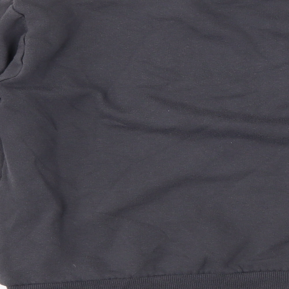 New Look Girls Grey   Pullover Sweatshirt Size 10-11 Years  - slogan