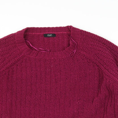 F&F Womens Purple   Pullover Jumper Size 10