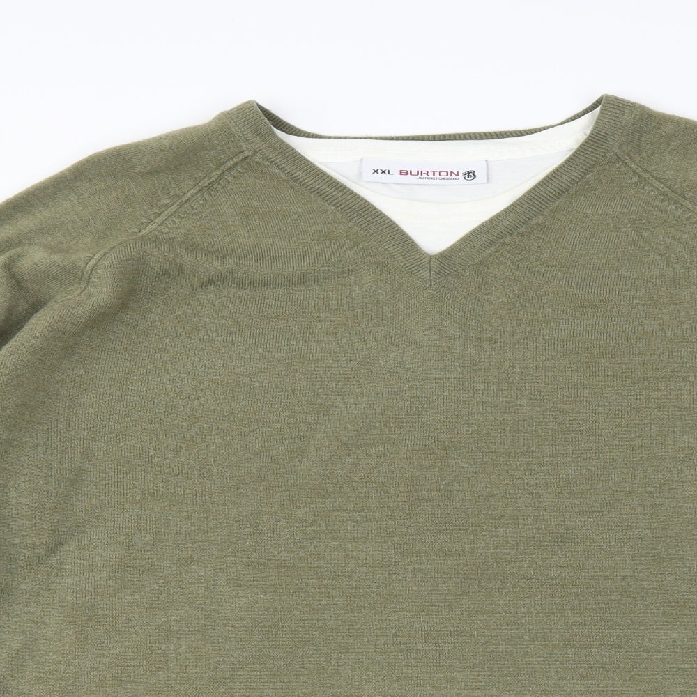 Burton Mens Brown   Pullover Jumper Size 2XL