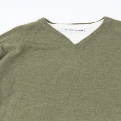 Burton Mens Brown   Pullover Jumper Size 2XL