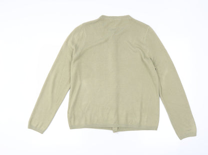 Marks and Spencer Womens Brown   Cardigan Jumper Size 14