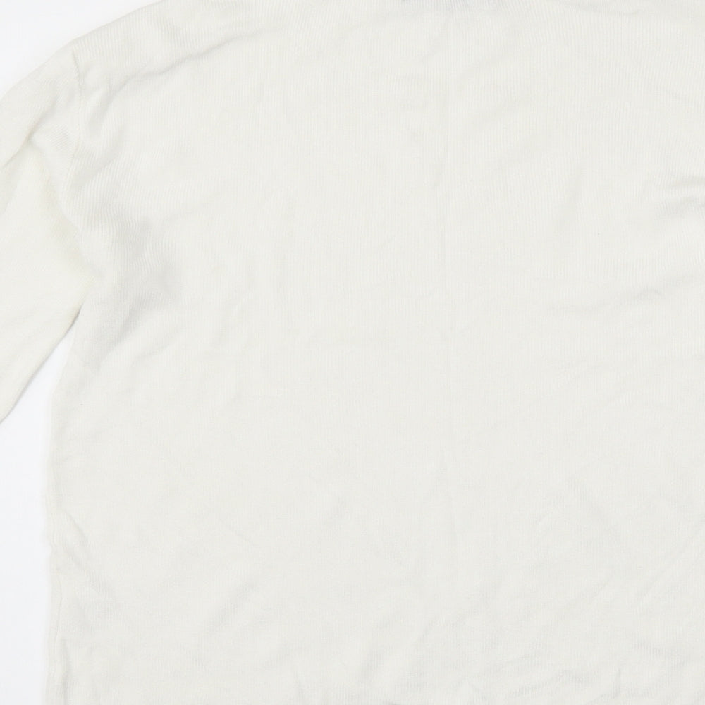 Primark Womens White   Pullover Jumper Size 18