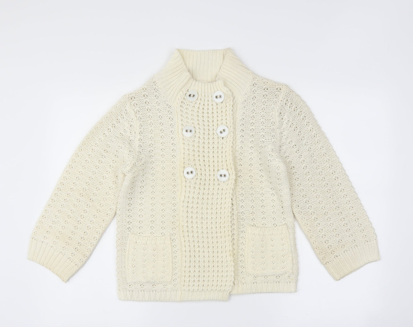 Internacionale Womens Ivory   Cardigan Jumper Size 10