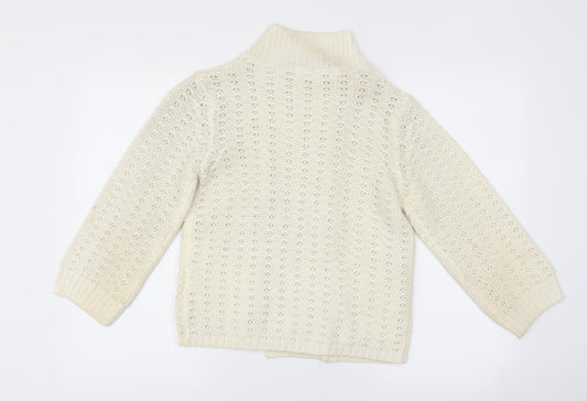 Internacionale Womens Ivory   Cardigan Jumper Size 10