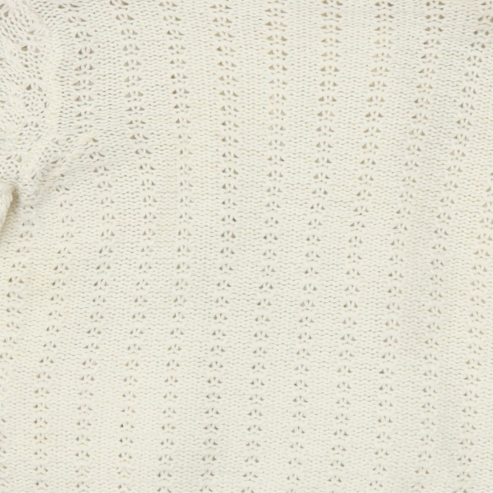 Internacionale Womens Ivory   Cardigan Jumper Size 10