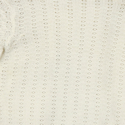Internacionale Womens Ivory   Cardigan Jumper Size 10