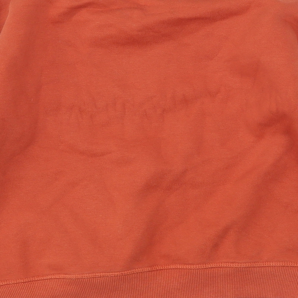 George Boys Brown   Pullover Sweatshirt Size 6-7 Years  - slogan