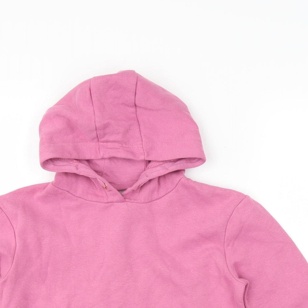 Matalan Girls Pink   Pullover Hoodie Size 8 Years