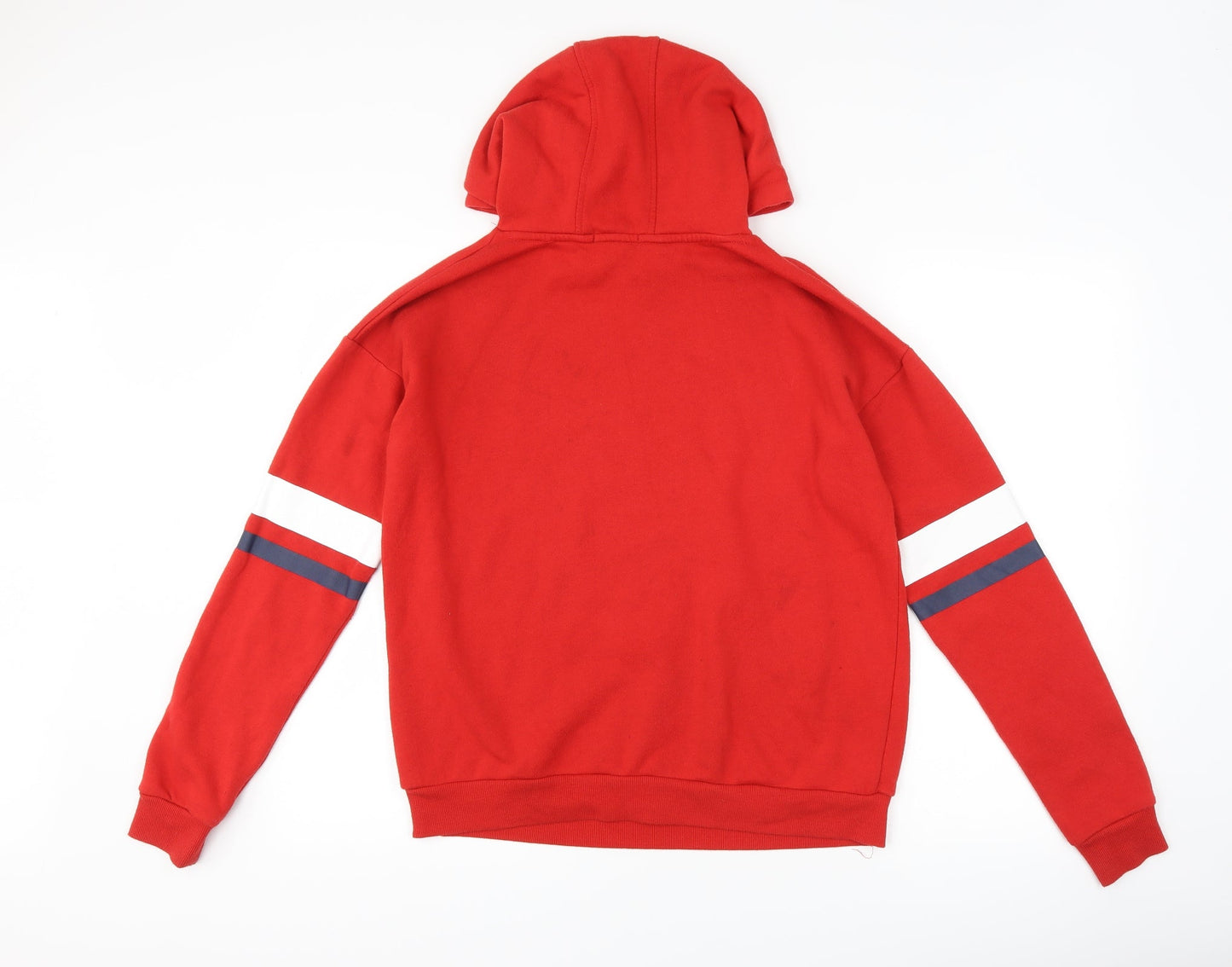 Primark Girls Red Striped  Pullover Hoodie Size 14-15 Years