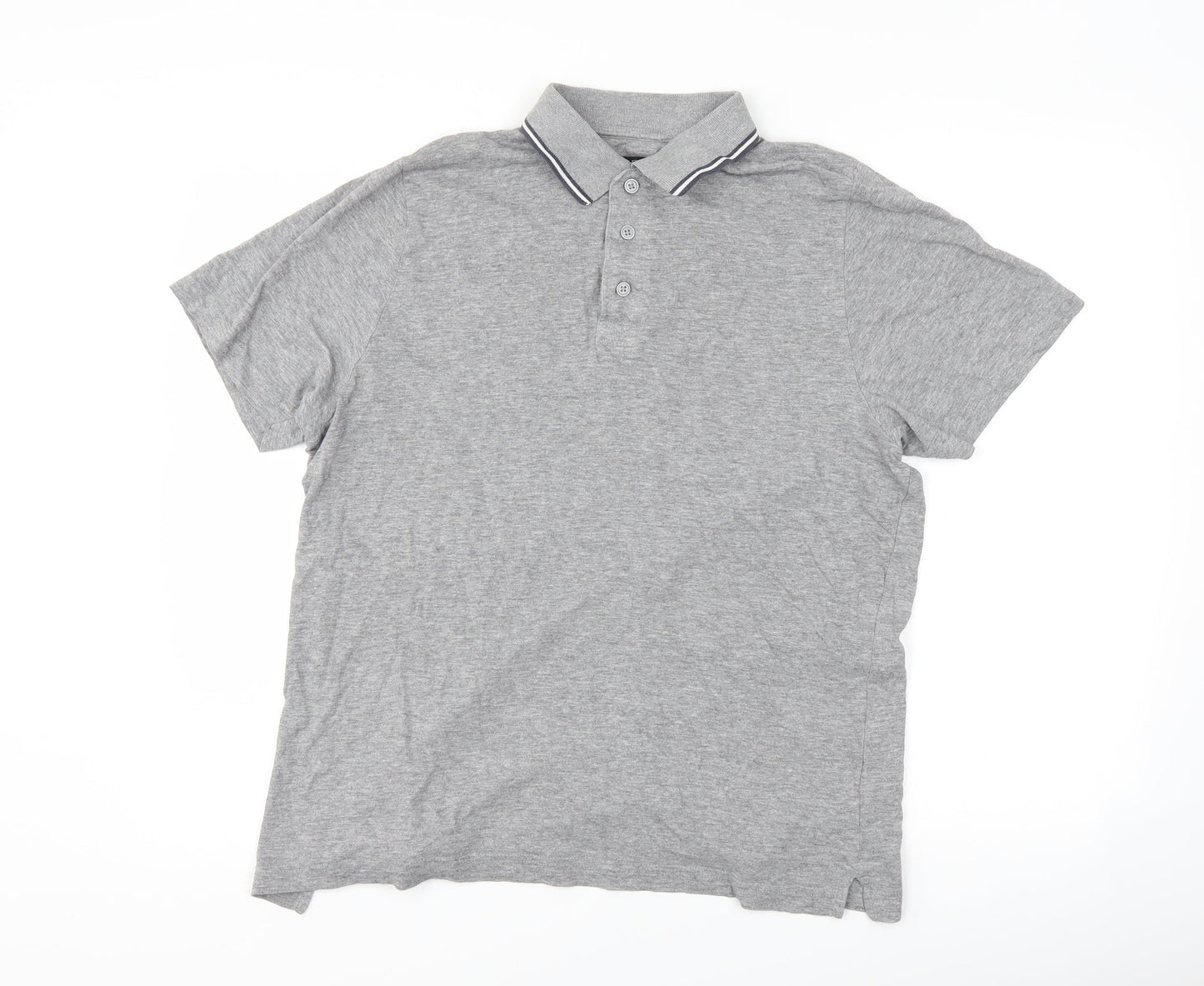 Avenue Mens Grey    Polo Size M