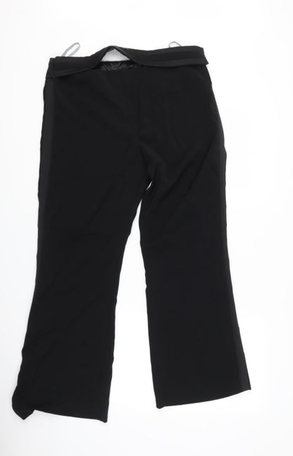 Womens UK Size 14 Dorothy Perkins Regular Fit  Black Trousers