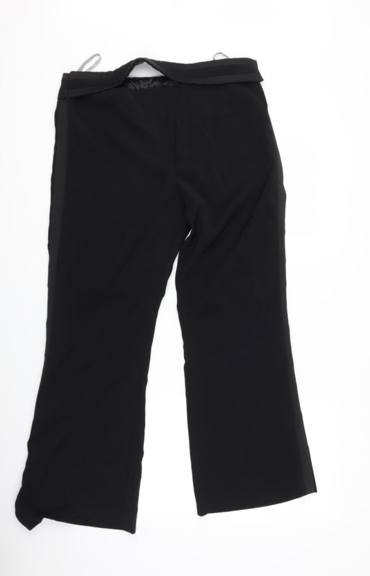 Womens UK Size 14 Dorothy Perkins Regular Fit  Black Trousers